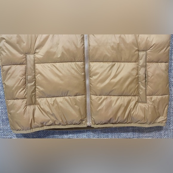 Swiss Tech Puffer Vest Men’s Size Large Peak Technology Tan Zip Front Insulated - Picture 2 of 10